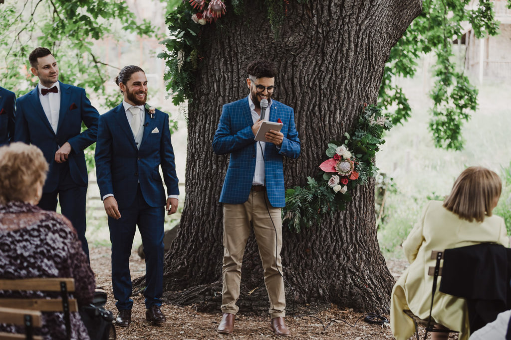 Planning the Perfect Outdoor Wedding requires a microphone